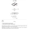 4189A di 9010 profilo da incasso per strisce led