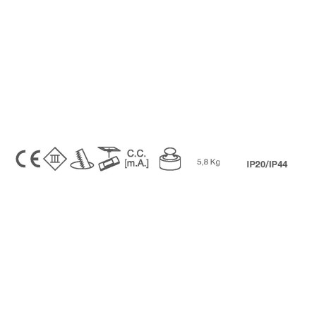 Incasso in gesso Bolle 4114 di 9010