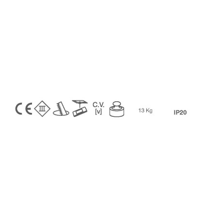 Incasso in gesso Bolle 4118B di 9010