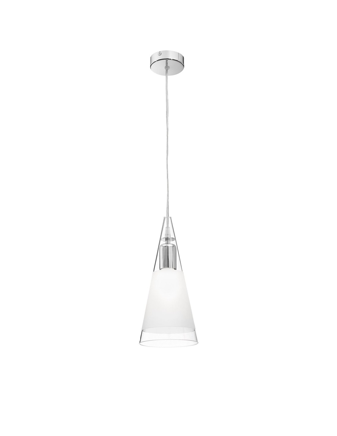Rossini Renoir S.10610 : lustre moderne en verre soufflé et cristal