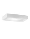 Rossini Elmer A.4363 lampada da parete moderna in gesso diffusore in vetro pirex