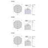 4190A di 9010 profilo da incasso per strisce led 50 cm