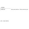 4190A di 9010 profilo da incasso per strisce led 50 cm