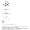 4190A di 9010 profilo da incasso per strisce led 50 cm