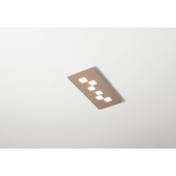 Bilbao pm GeaLuce plafoniera LED moderna 28x65