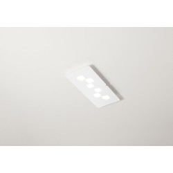 Bilbao pm GeaLuce, plafonnier LED moderne 28 x 65