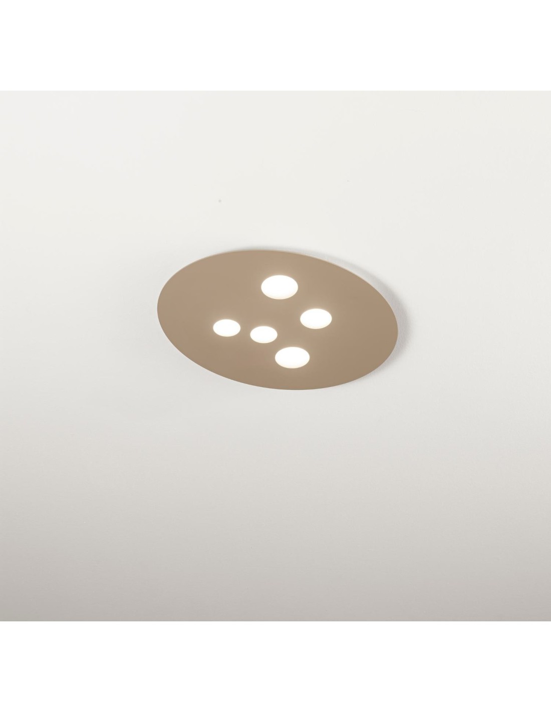 Luna pm GeaLuce plafoniera LED moderna 50x60 cm bianca o tortora