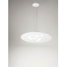 Luna s GeaLuce lampadario moderno LED 60x72,5 cm bianco o tortora