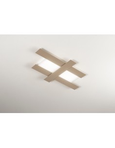 Doha pg Gea Luce lampada da soffitto moderna rettangolare LED