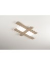 Doha pg Gea Luce : lampe de plafond moderne rectangulaire à LED