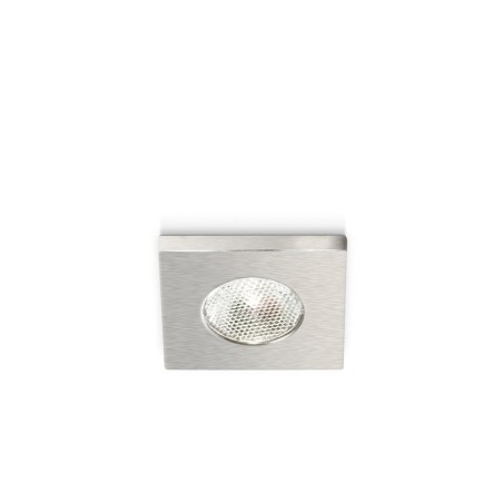 Gea Led Glam GFA903 : spot encastrable carré à LED, 3,5 cm de diamètre