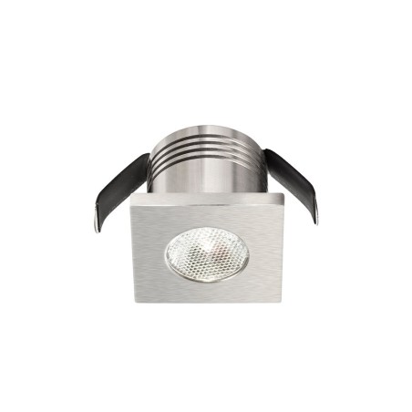 Gea Led Glam GFA903 : spot encastrable carré à LED, 3,5 cm de diamètre