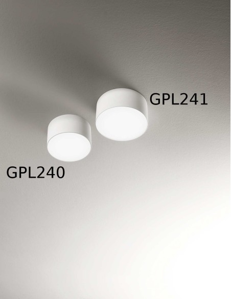Gea Led Cloe GPL241 : applique LED - plafonnier LED de 14 cm de diamètre
