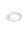 Gea Led GFA190 faretto ad incasso tondo attacco GU10 220V bianco opaco con strass