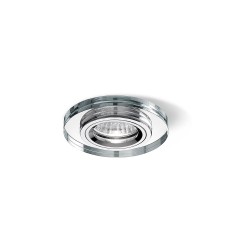 Gea Led GFA320 : spots en verre pour plaques de plâtre, spots en verre pour intérieurs, spots encastrables en verre