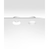 Gea Led Bianca R GFA592 : spot rond en plâtre avec culot GU10