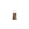 Gea Led Aditi GES401 : lampadaire bas de jardin, culot E27, en acier Corten