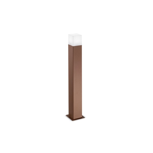 Lampe de jardin Gea Led Aditi GES402, culot E27, en acier Corten