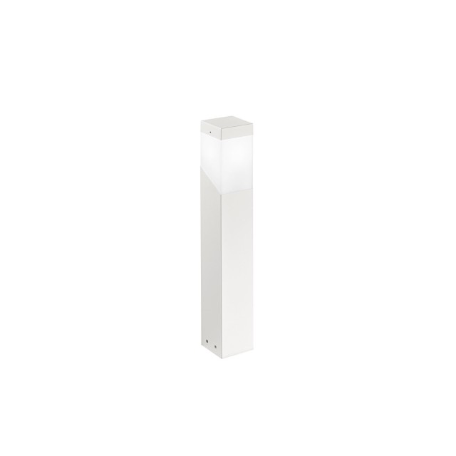 Gea Led Sury GES600, lampadaire de jardin E27 IP44 blanc, lampadaires de jardin pas chers, lampadaires de jardin modernes