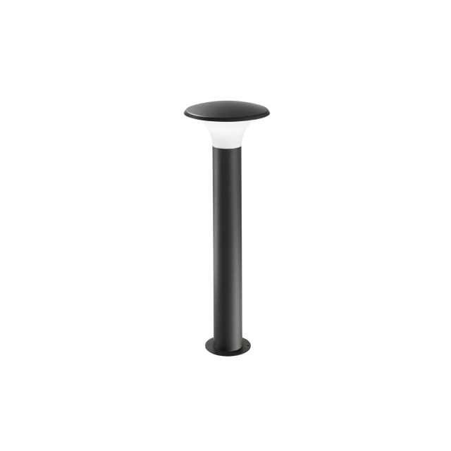 Gea Led Leo GES512 : petite lampe de jardin en forme de champignon, culot E27, couleur anthracite