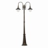 Ideal Lux Cima PT2 : lampadaire de jardin classique