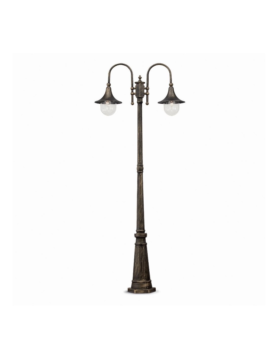Ideal Lux Cima PT2 : lampadaire de jardin classique