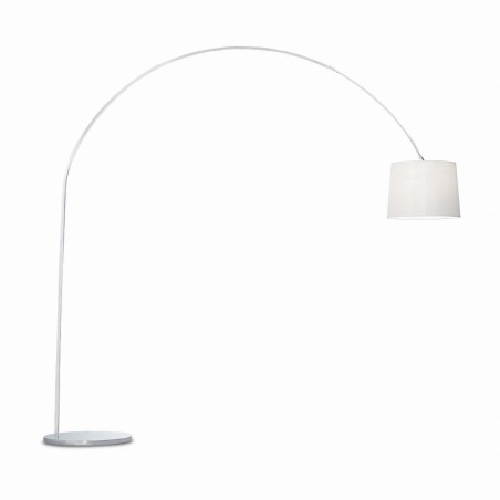 Ideal Lux Dorsale : lampadaire design en forme d'arc, lampadaires en forme d'arc pour table à manger, lampes en forme d'arc