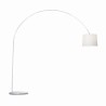 Ideal Lux Dorsale : lampadaire design en forme d'arc, lampadaires en forme d'arc pour table à manger, lampes en forme d'arc