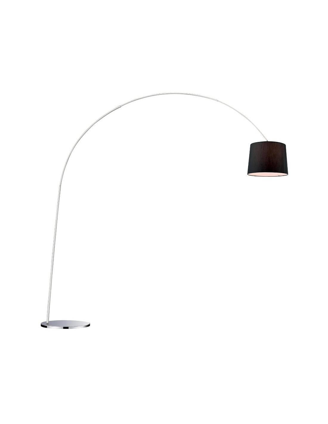 Ideal Lux Dorsale : lampadaires à arc, lampadaire à arc noir, lampadaire noir en forme d'arc, lampadaire en forme d'arc