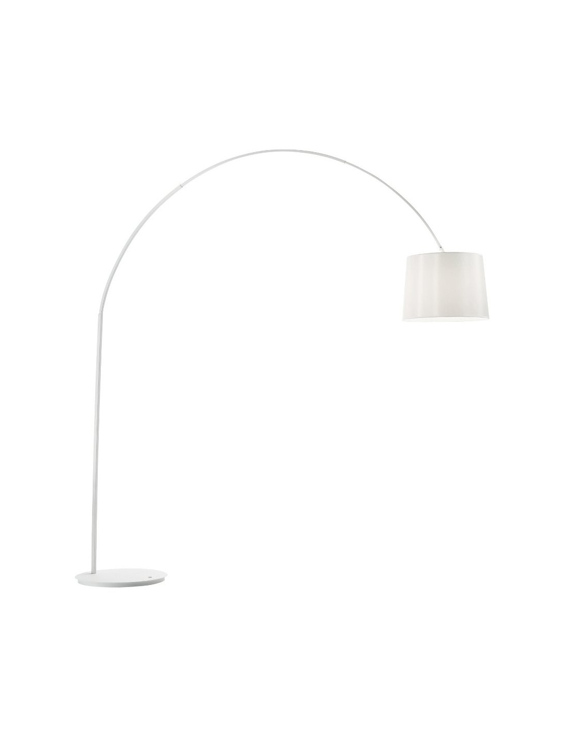 Prix Ideal Lux Dorsale, lampadaire en arc « Total White », liste des prix Ideal Lux