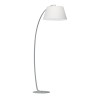 Ideal Lux Pagoda PT1 piantana curva paralume bianco