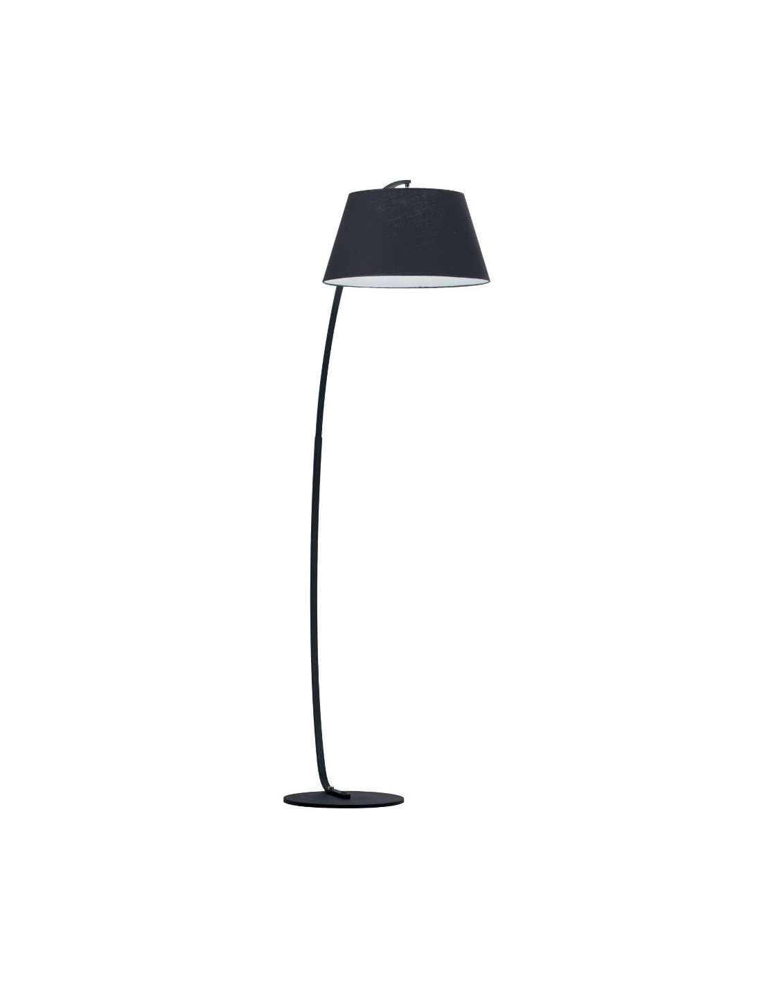 Ideal Lux Pagoda PT1 piantana curva paralume nero